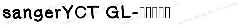 sangerYCT GL字体转换